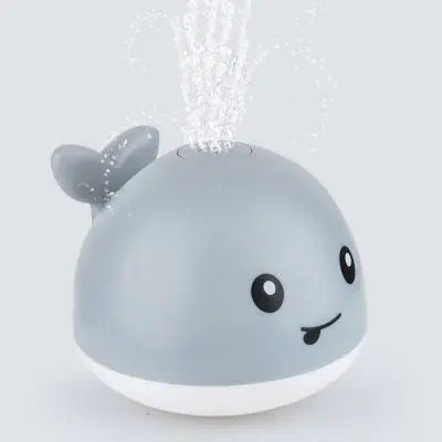 Whale bath toy with led lights