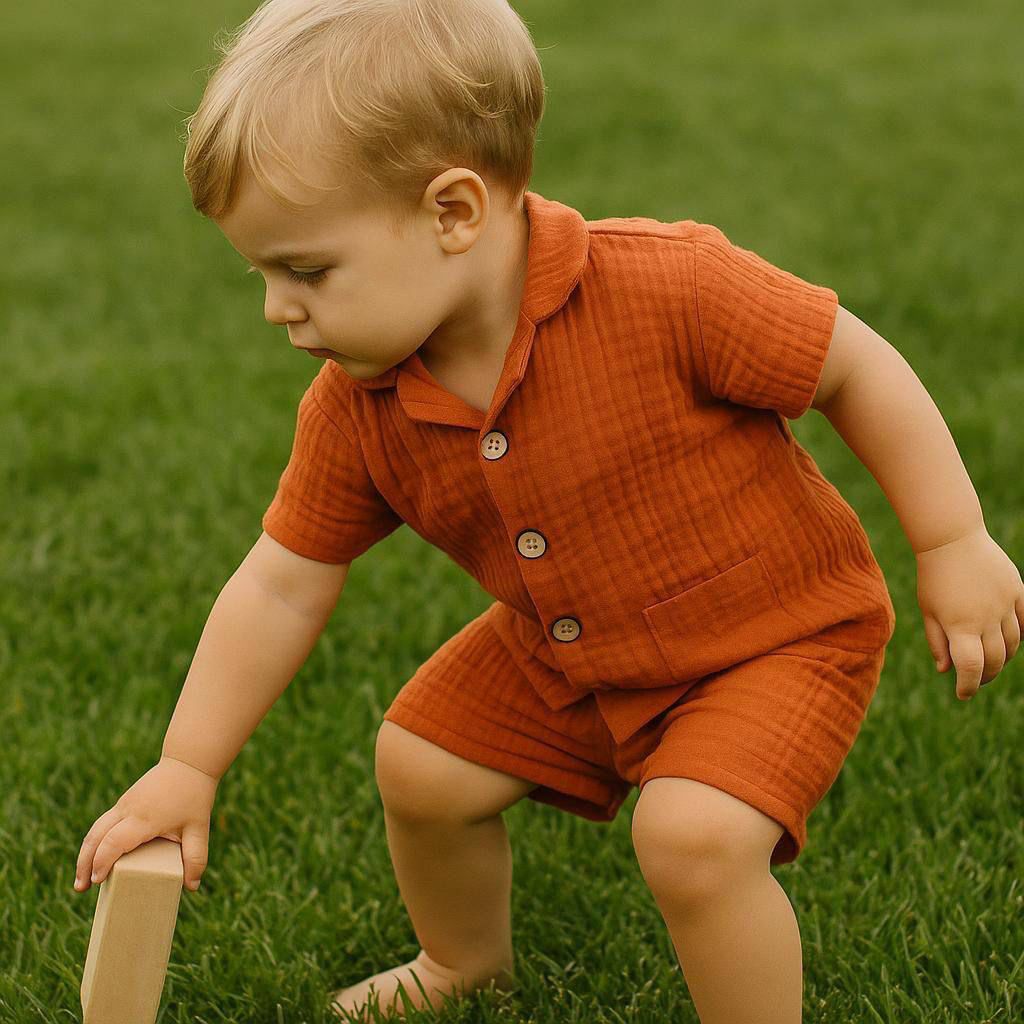 Muslin Set with Shorts